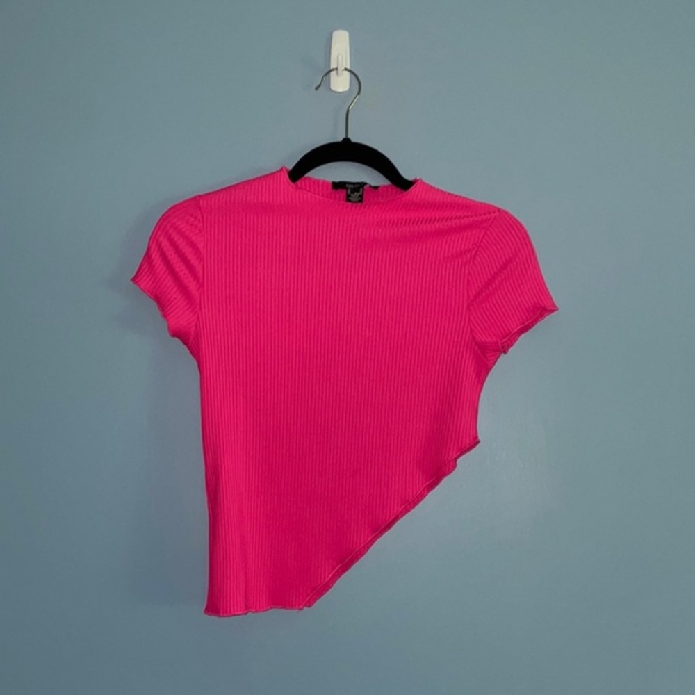 Forever 21 Asymmetrical Crop Top/Shirt Medium